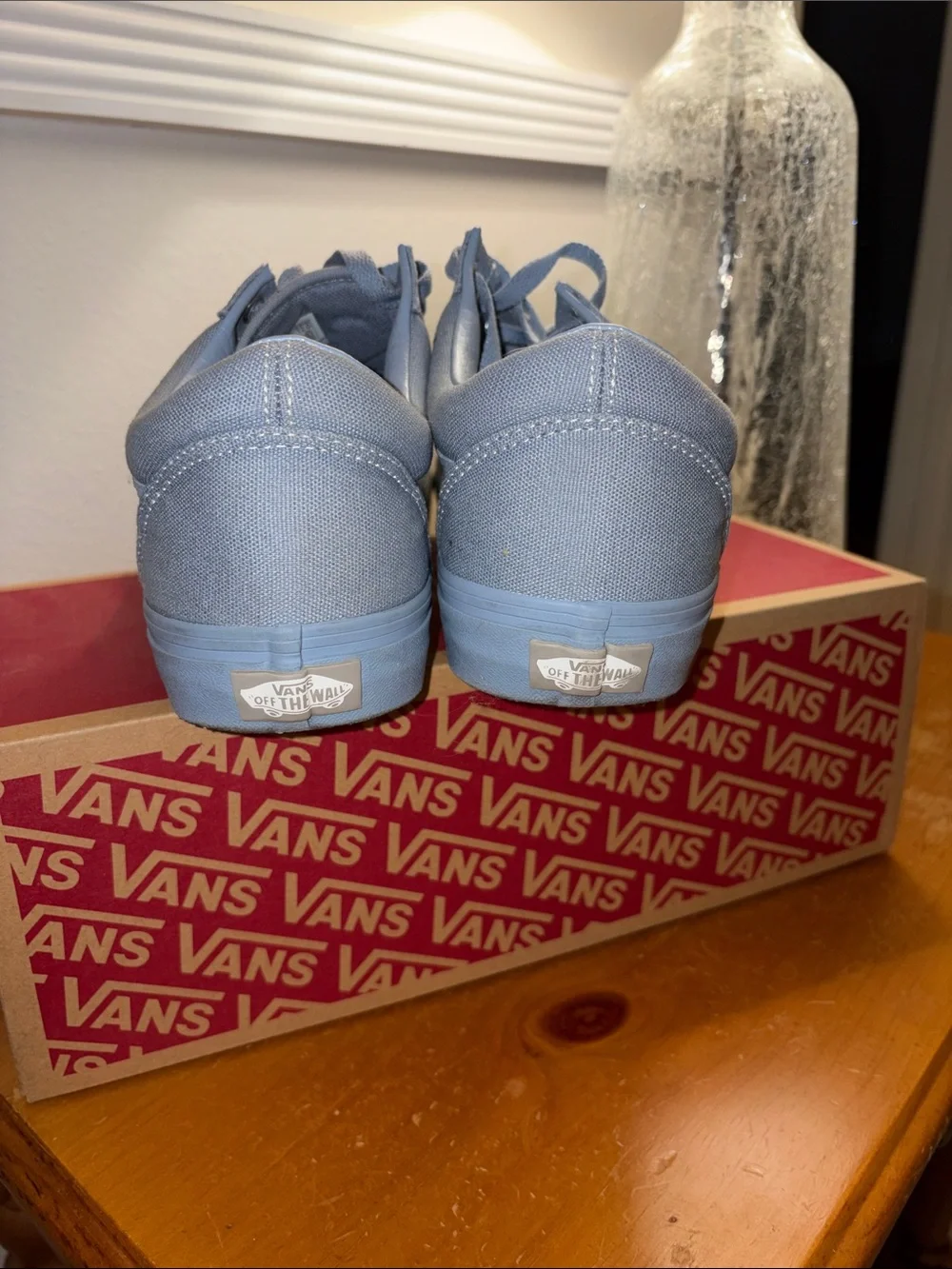 NIB Vans Men's Old Skool Low-Top Sneakers in Light Blue